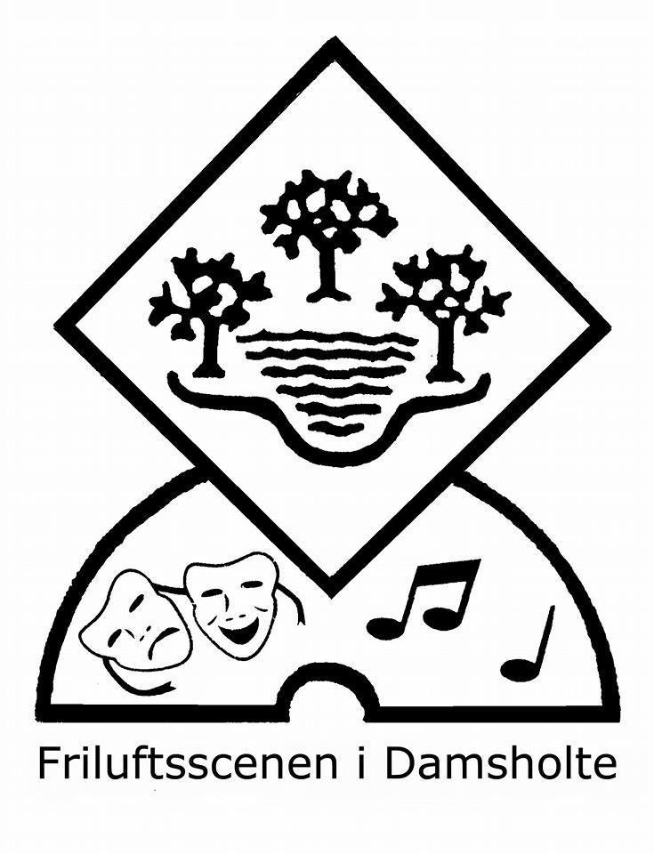 Friluftsscenen i Damsholte logo