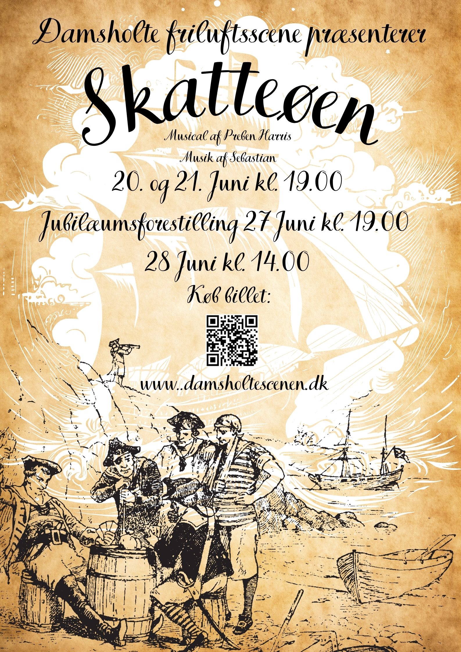 Skatteøen - Sommerstykke plakat